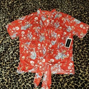 Hawaiian print shirt